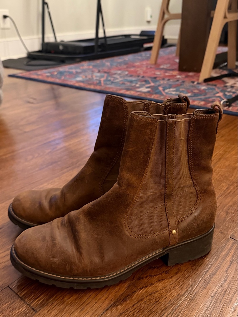 Clarks Orinoco Club brown Leather boots